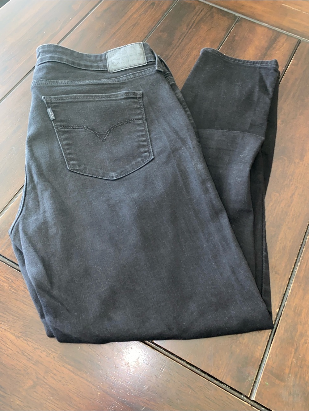 Levi's Black Slim Straight Jeans